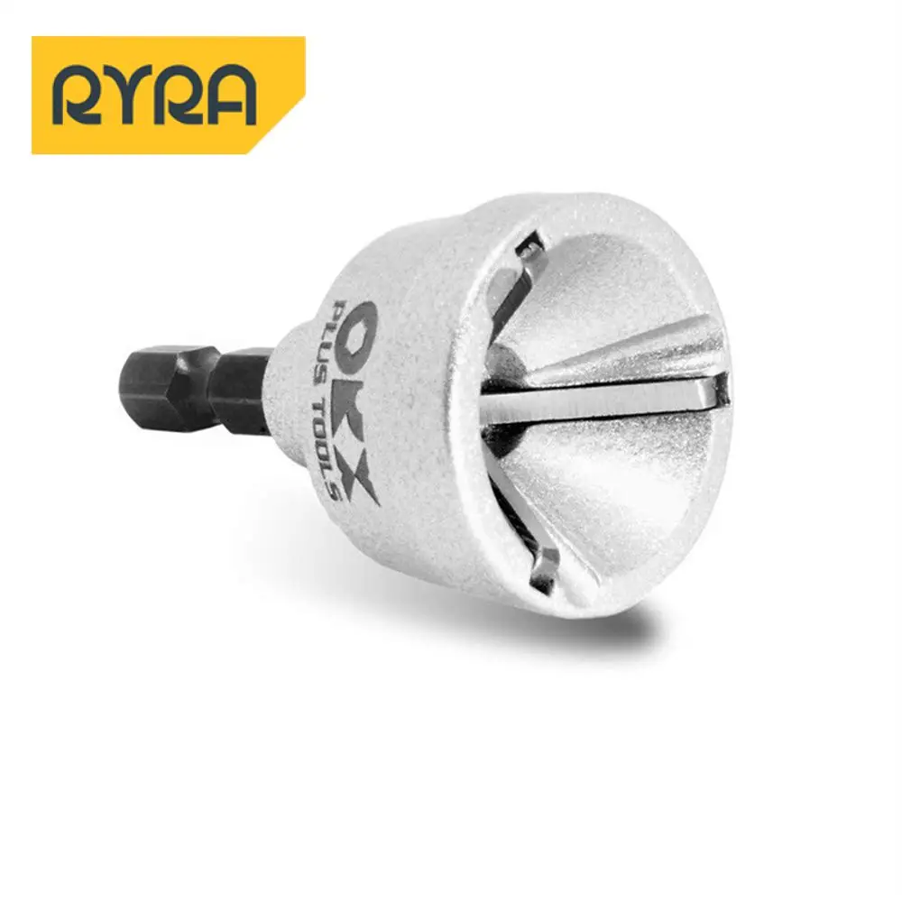 

Chamferer Deburring Burr Repair Tool Durable Remove Burr Tools Stainless Steel Multi-purpose Replacement Chamfer Tool Hex Shank