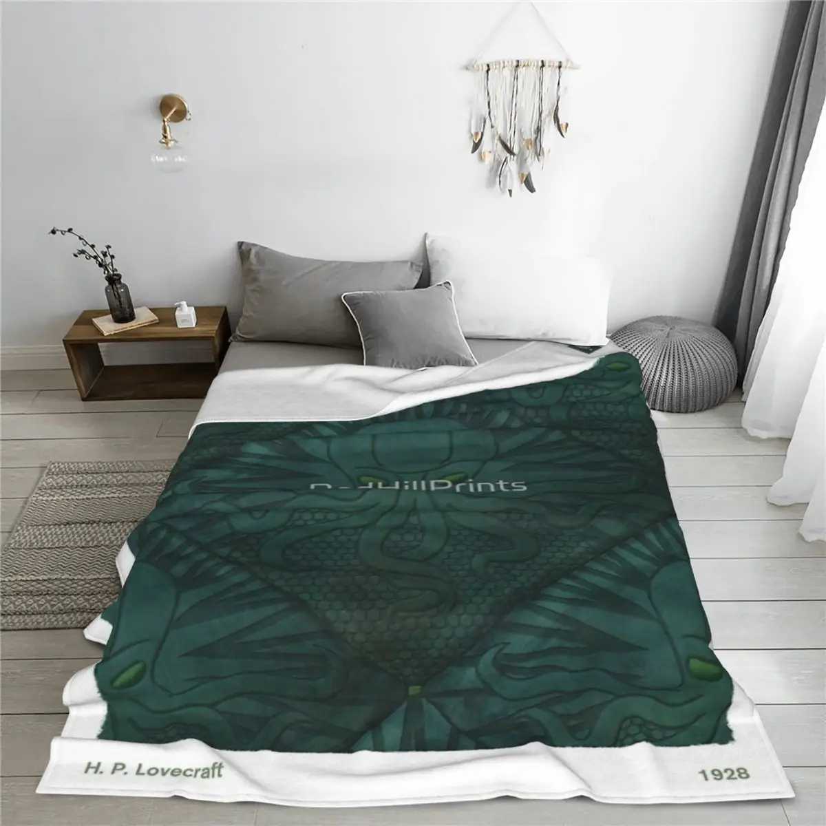 Литературное одеяло The Call Of Cthulhu H P Lovecraft Mythos покрывало на кровать аниме покрывала