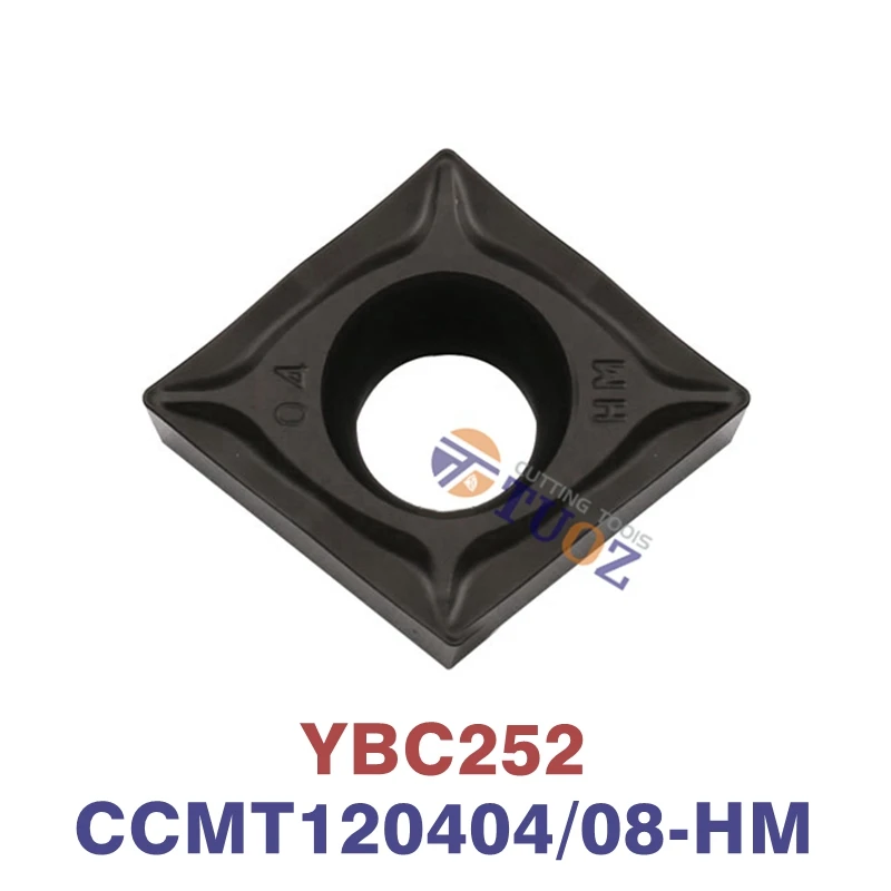 

100% Original CCMT120404-HM CCMT120408-HM YBC252 CCMT 120404 120408 HM 1204 CNC Carbide Insert Lnternal Turning Tools