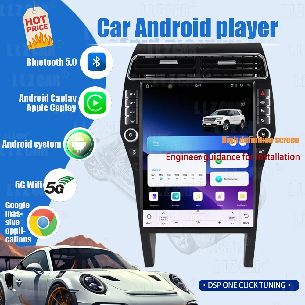 Фото 16.2'' Автомагнитола Android 14.0 для Ford Explorer 2011-2019, восьмиядерный процессор, беспроводной CarPlay, Android Auto, экран 2.5K, GPS-навигация, Bluetooth №1