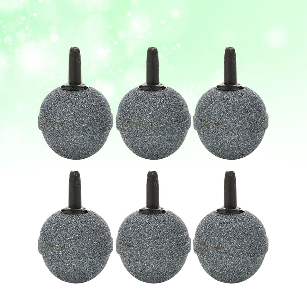 

10pcs Airstone Sturdy Safe Round Air Stone for Aquarium Hydroponics Tank Pump