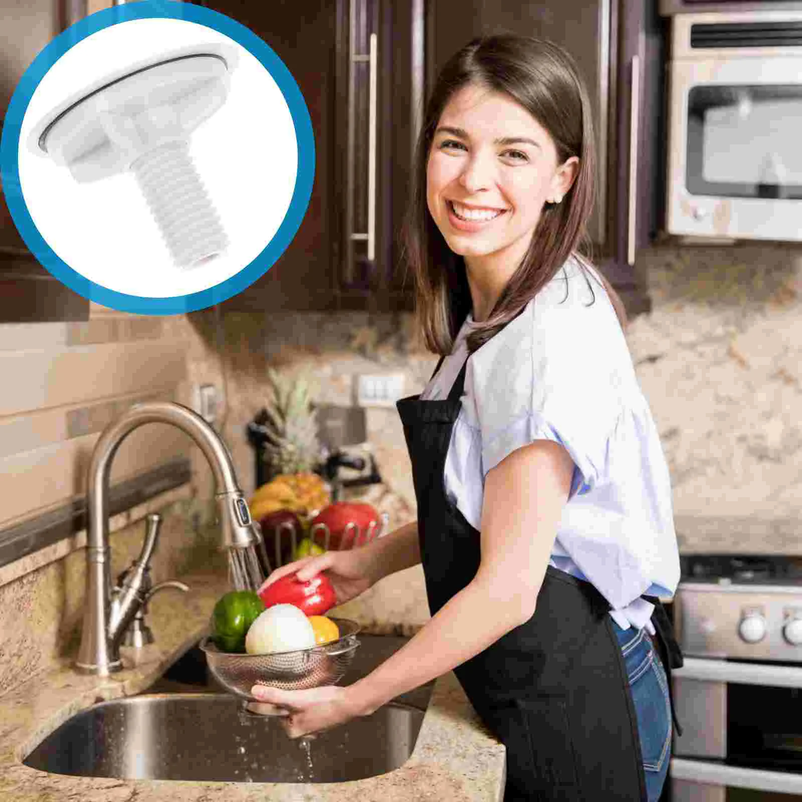 

Decorative Sink Cover Kitchen Tap Hole Covers Blanking Metal Plug Holes Washing Basin