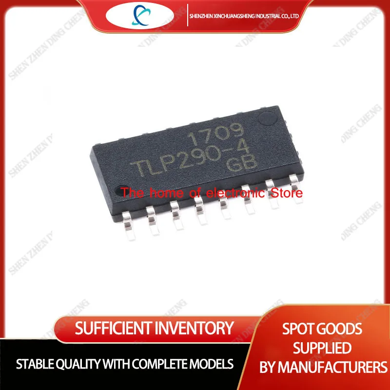Фотоизолятор TLP290-4GB P290, транзистор с выходом 2500Vrms, 4 канала 16-SO