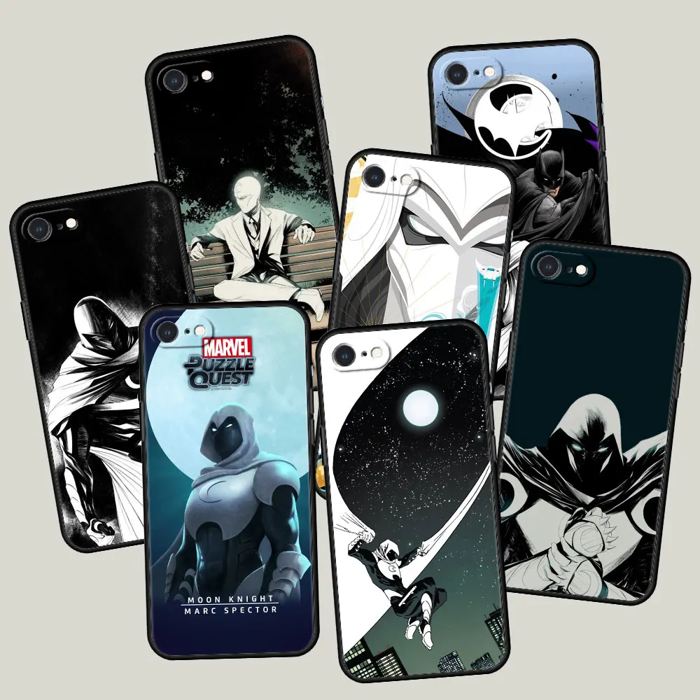 

Cover Case for iPhone SE X XS Max XR 5 5S 6 6S 7 8 Plus 6SPlus 7Plus 8Plus Capa Back Phone Japan Bag Moon Knight Popular Custom