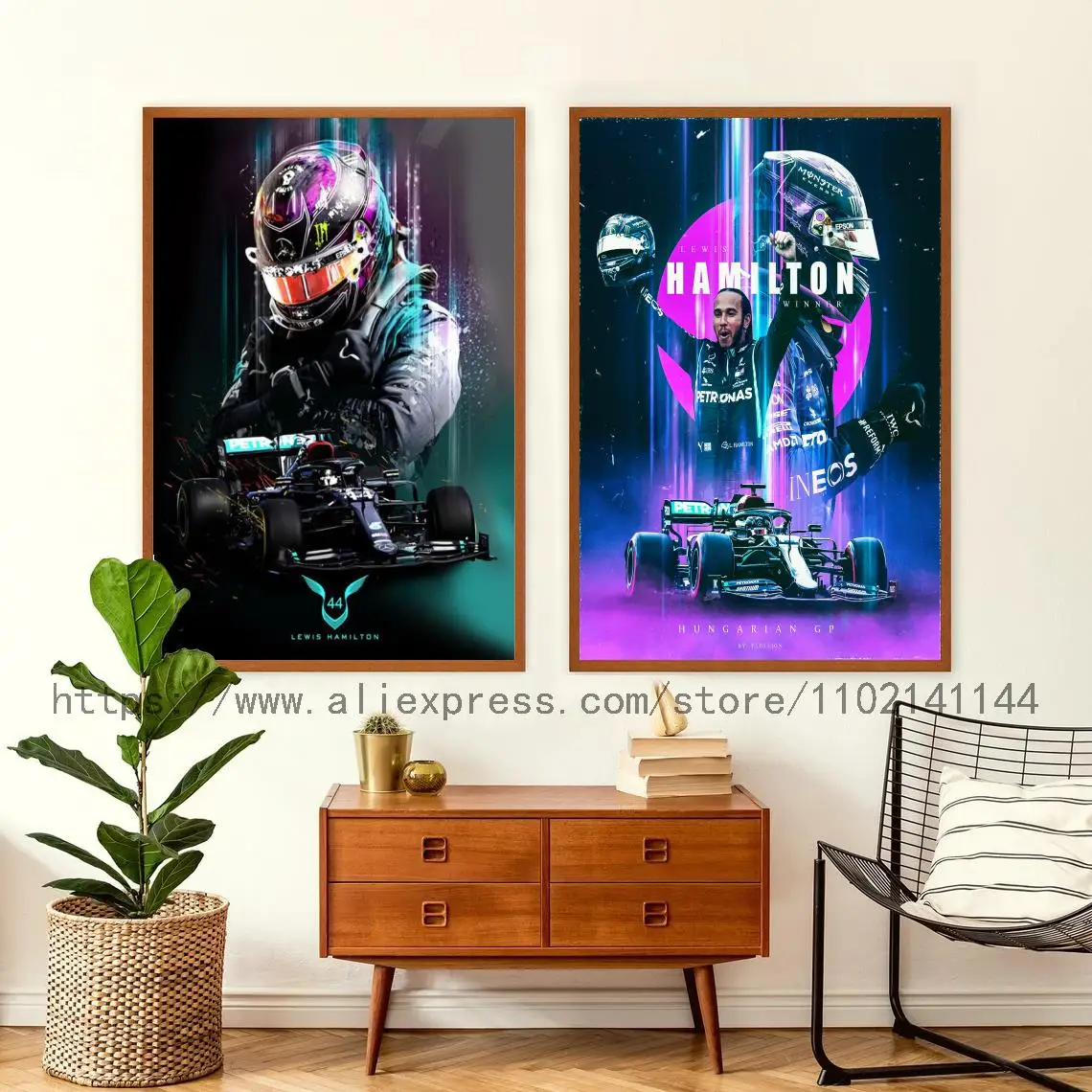 

Lewis Hamilton Decoration Art Poster Wall Art Personalized Gift Modern Family bedroom Decor Canvas Posters
