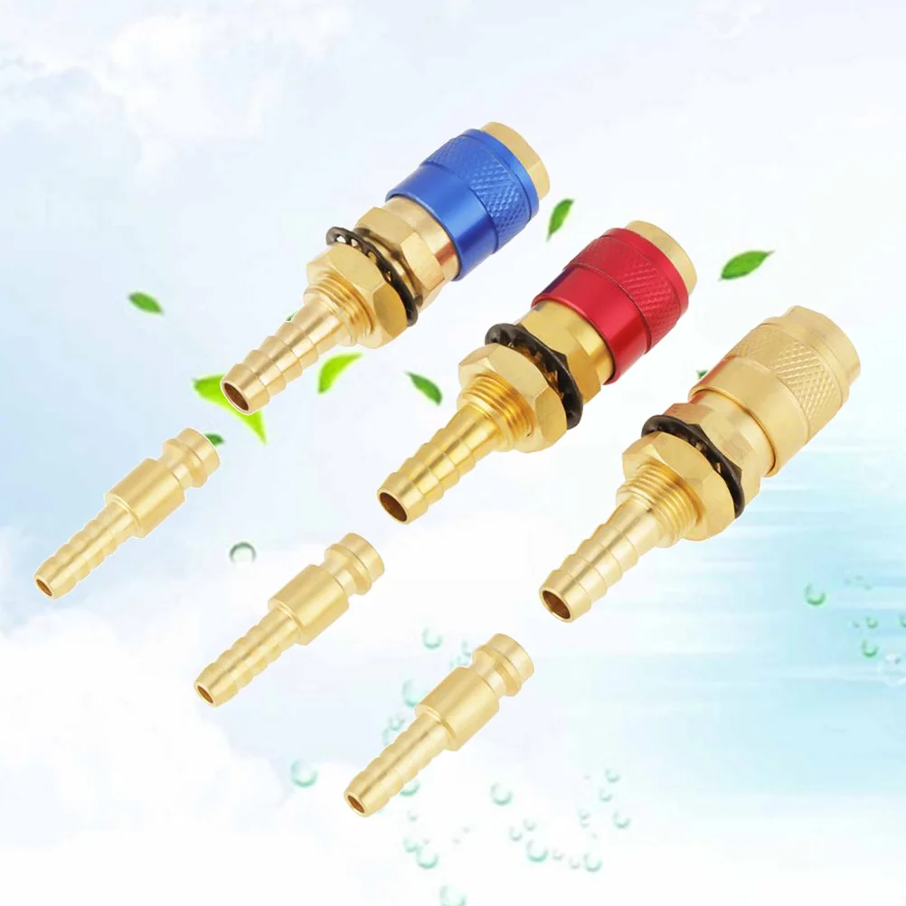 

6Pc Professional Gas and water Quick Connector for MIG TIG Welder Torch