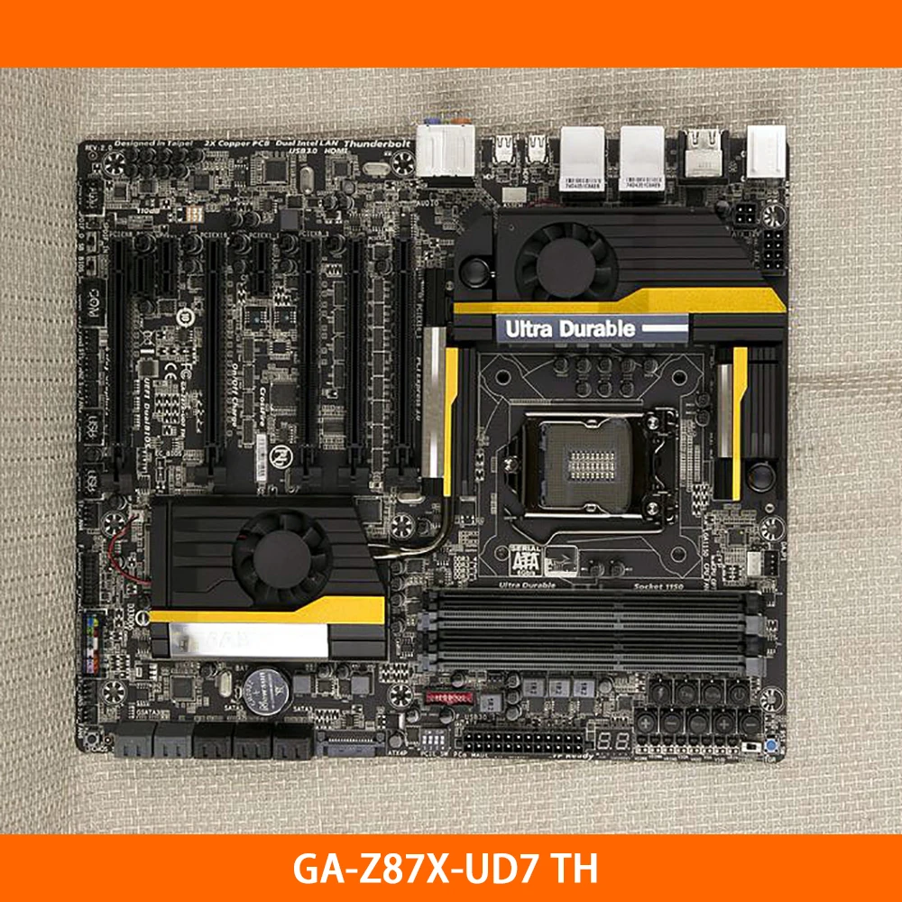 

Материнская плата для Gigabyte GA-Z87X-UD7 TH LGA 1150 Z87 32GB PCI-E 3,0 DDR3