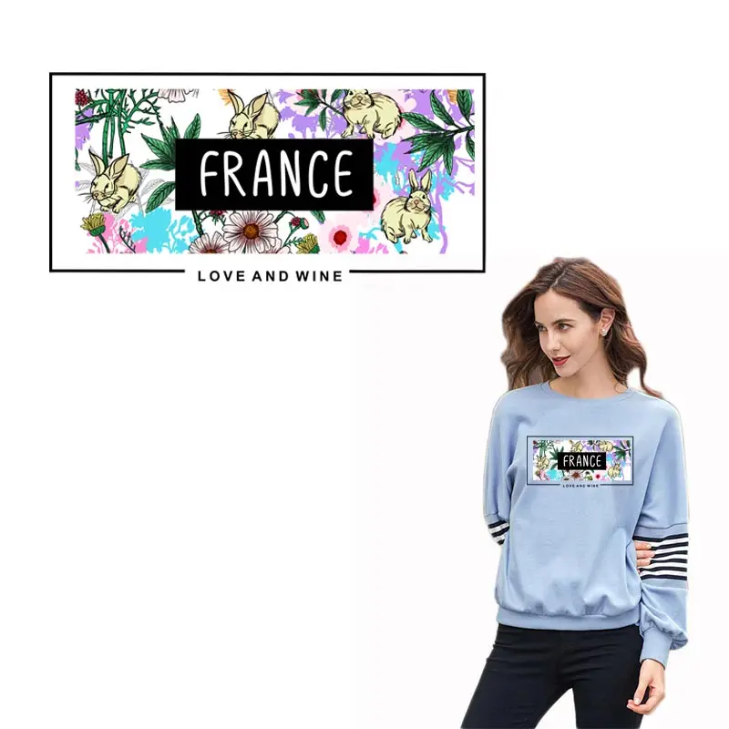 

Vinyl Thermal Sticker DIY Washable Applique on Clothes Hot Summer Style Iron on Transfers Letter Patches for Clothing Washable