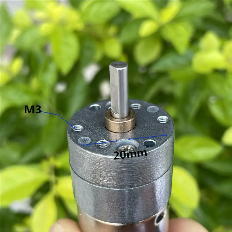 Микро 25 мм полностью металлический фотоэлемент постоянного тока 5 В-12 в 32 об/мин