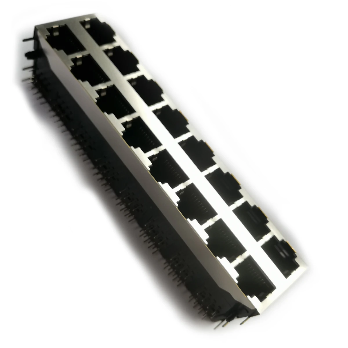 5 шт./лот RJ45 8P8C 2*8 16-портовый стальной сетевой двойной гнездовой разъем/гнездовой разъем 2*8P без светодиода