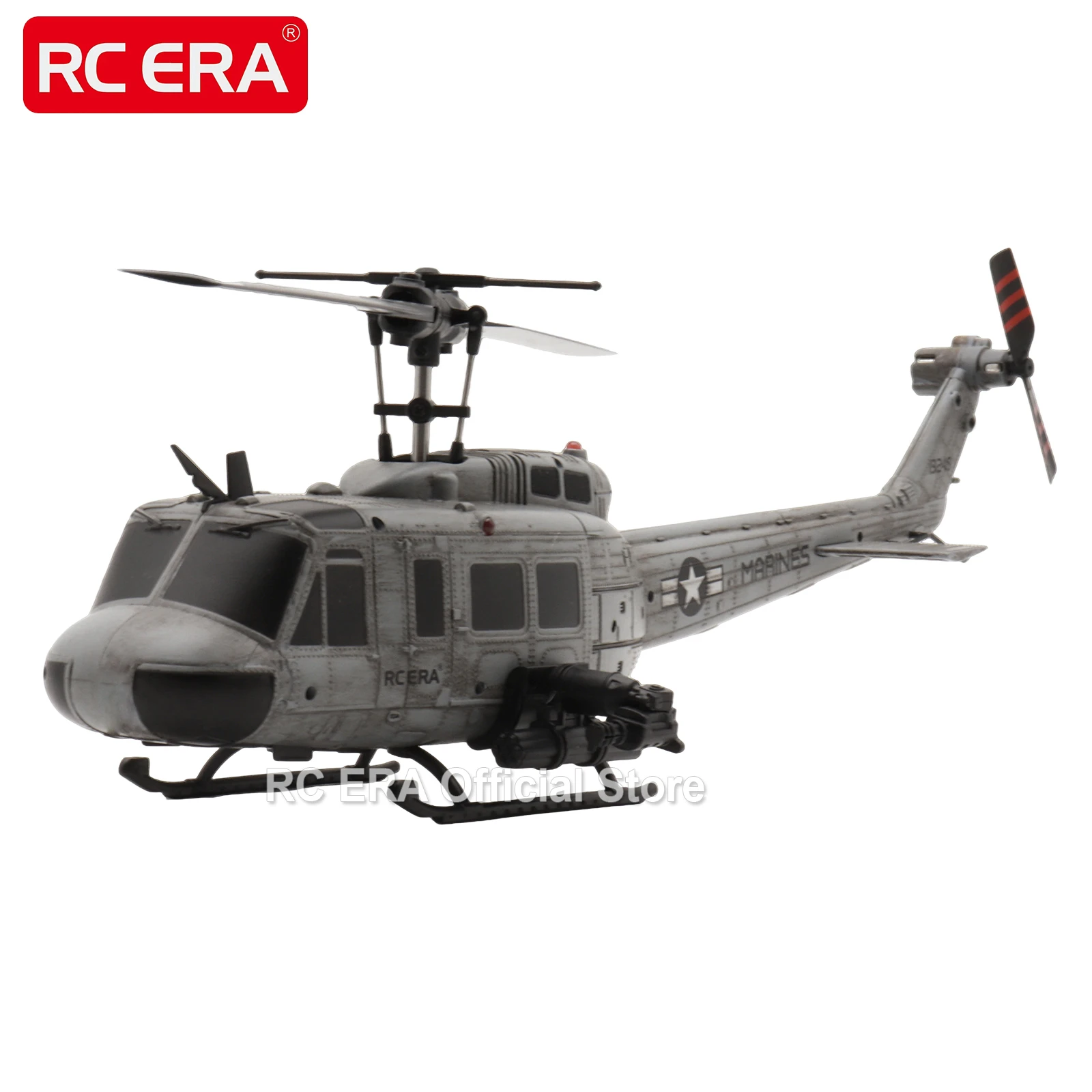 Фото RC ERA Weathered Marine C032 UH1Huey One Click перевернутый полет TOF оптический поток гироскоп стабилизированный радиоуправляемый вертолет для взрослых №3
