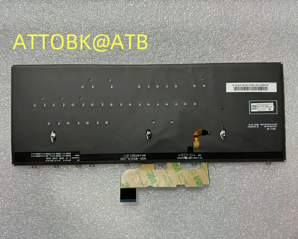 Фото Клавиатура ноутбука US/RU/AR/SP/LA для ASUS ExpertBook B9400 B9450 B9450F B9450FA с подсветкой и корпусом C №3