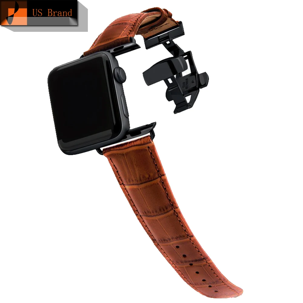

Ремешок из натуральной кожи для Apple Watch Band 49 мм 44 мм 40 мм 45 41 42 38, браслет для наручных часов iWatch series 8 ultra SE 7 6 5 4 3