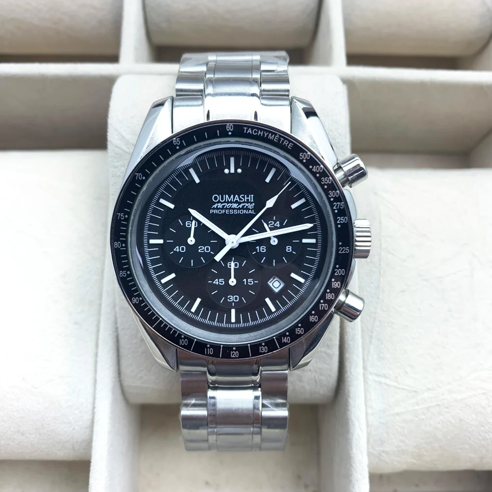 

Men's Multifunction Chronograph Watch Watch Bezel Luminous Waterproof 316 Stainless Steel