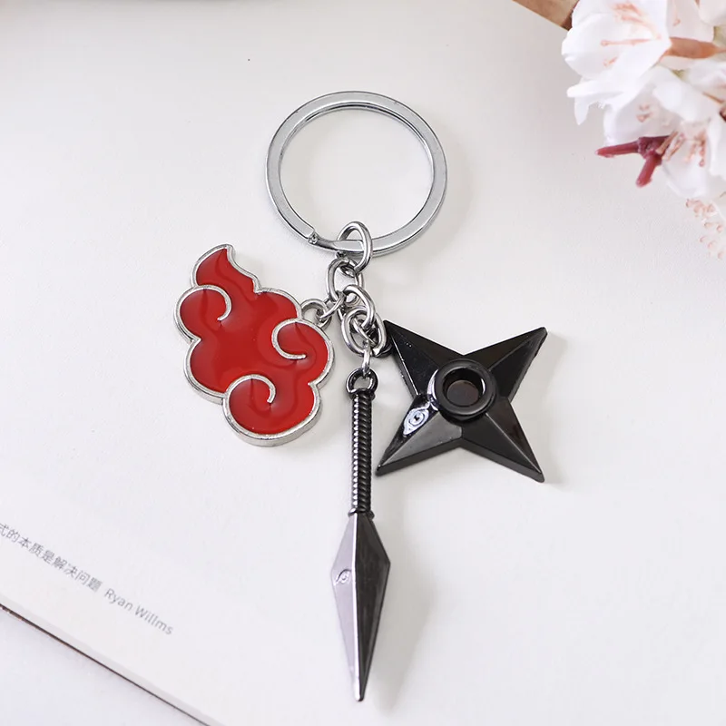 Женская подвеска Konoha предательство лоб Shuriken горький без трех частей брелок для