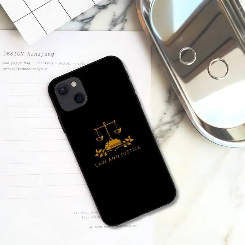 Чехол для телефона в стиле судьи iPhone 11 12 Mini 13 Pro XS Max X 8 7 6s Plus 5 SE XR | Чехлы