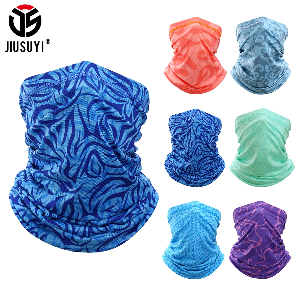 

Magic Headband Bandana Tube Scarf Summer Neck Gaiter Cover Sun Protection Half Face Mask Neckerchief Outdoor Scarves Men Women