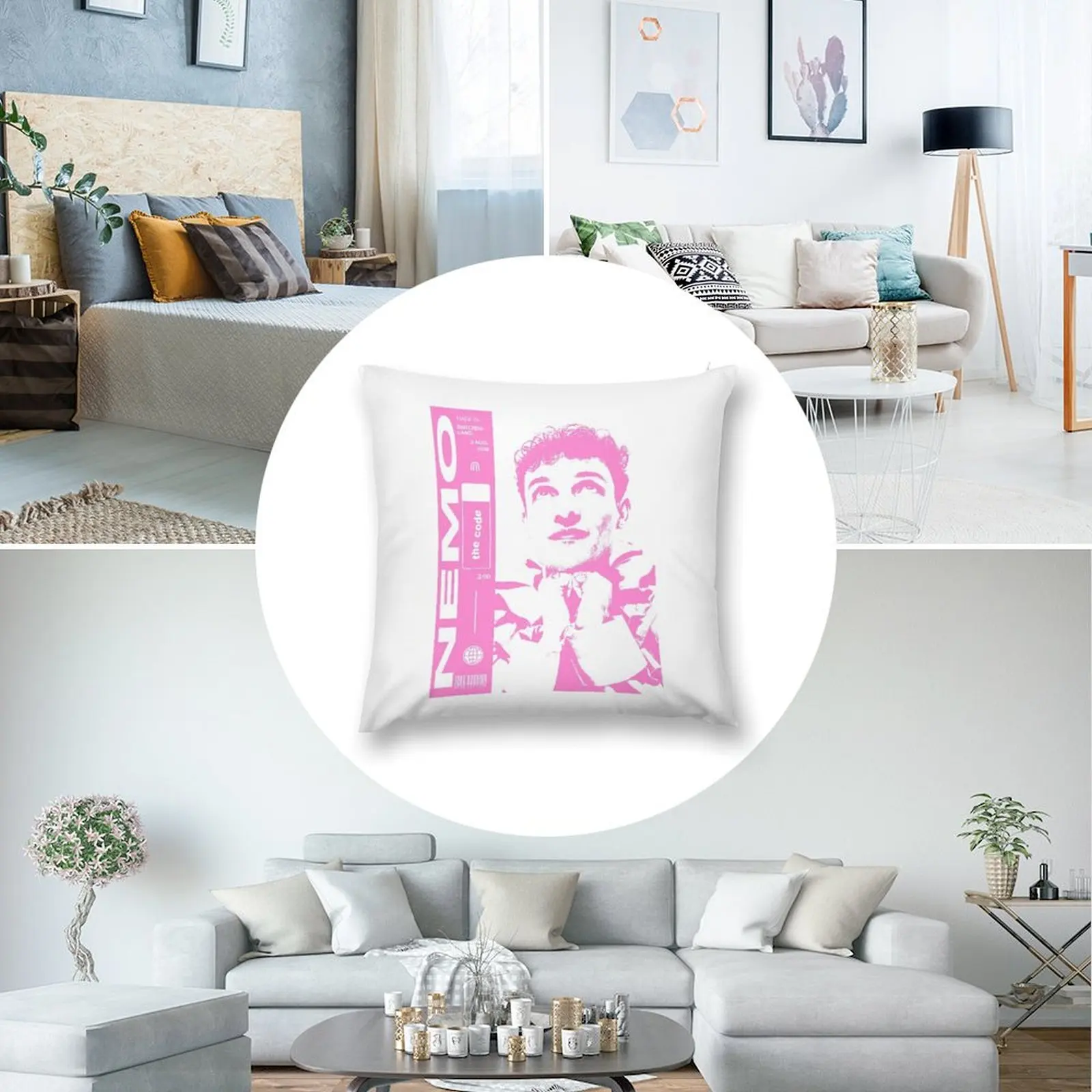 Nemo The Code Winner Eurovision 2024 швейцарский товар декоративная подушка рождественские