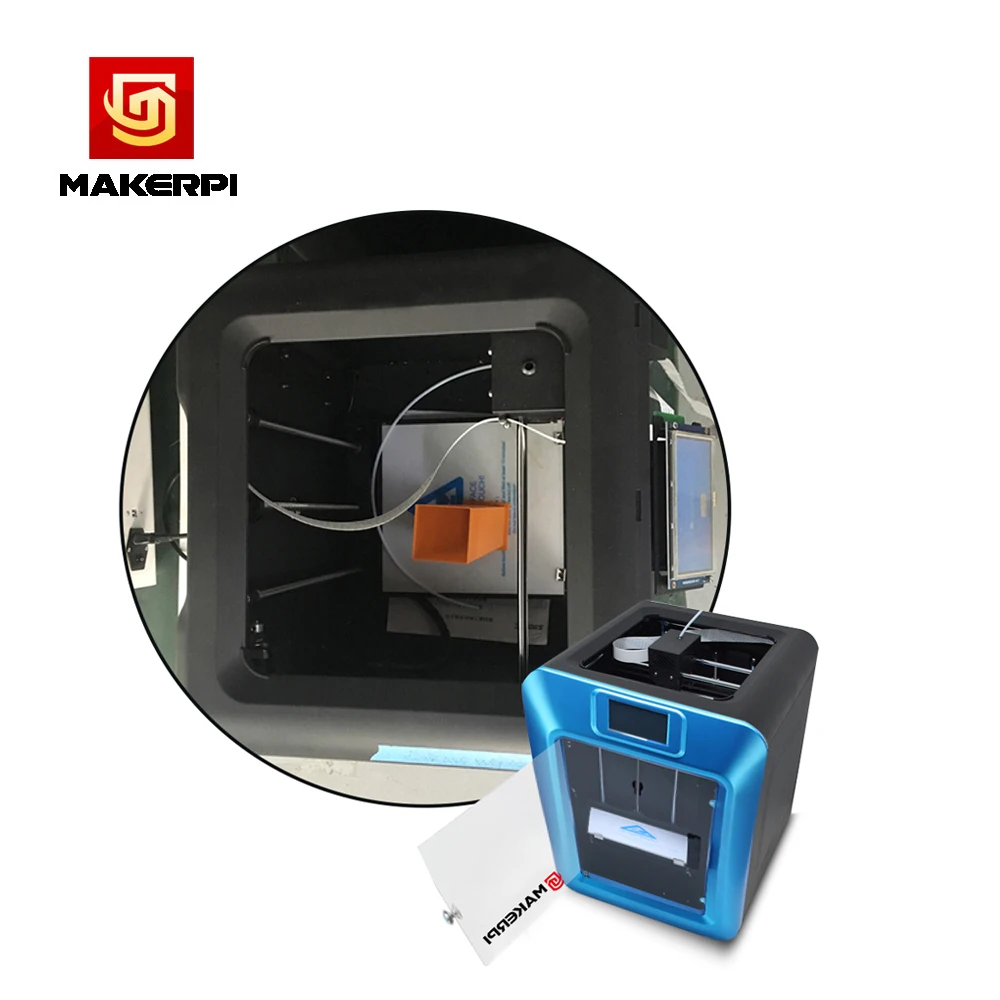 MakerPi K5 Plus встроенный сенсорный экран печать 200 часов беспроблемный настольный 3d