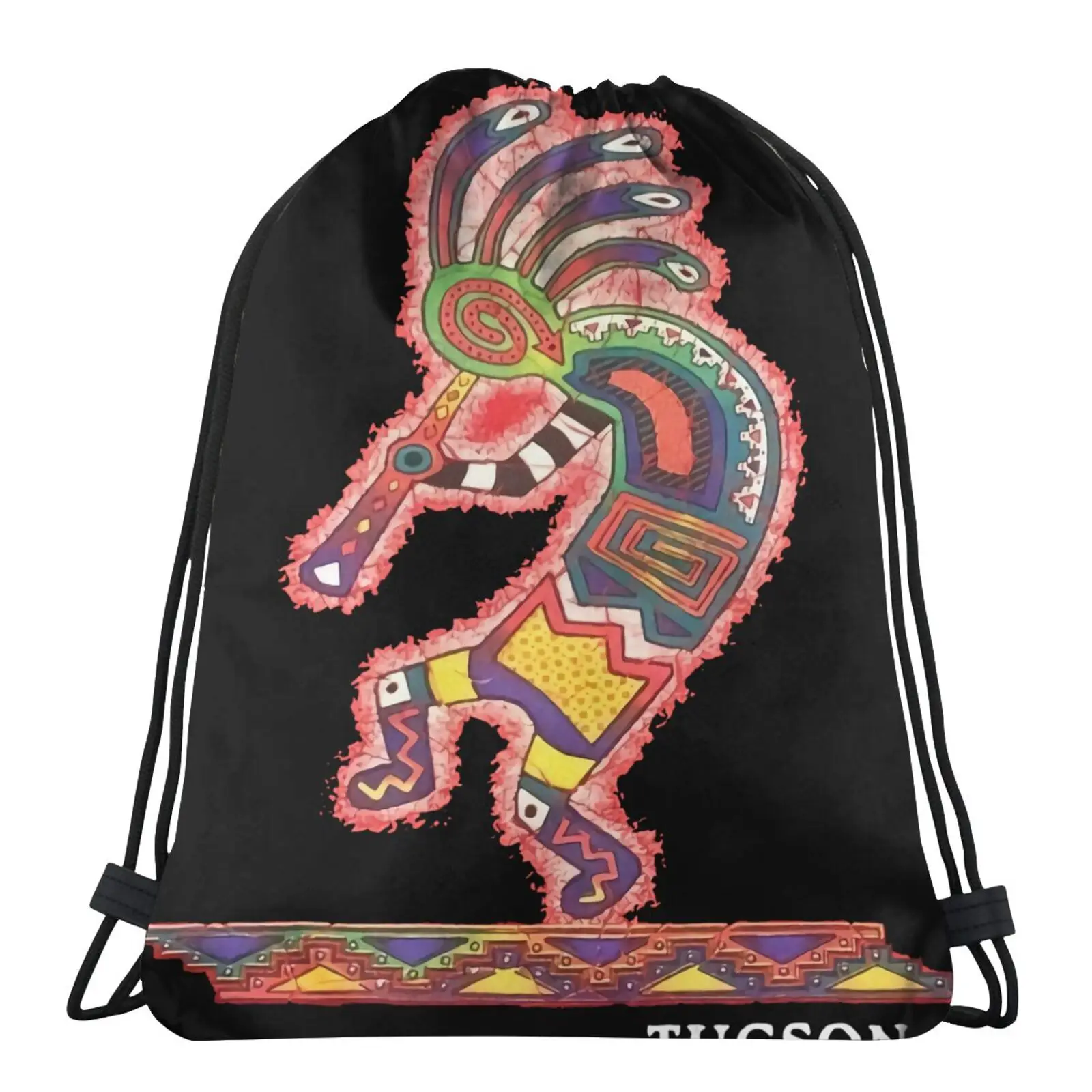 

Мужской рюкзак Sportex Kokopelli Flute Player Anasazi 4358, соломенная сумка, сумка с черепом, Холщовая Сумка для девочек