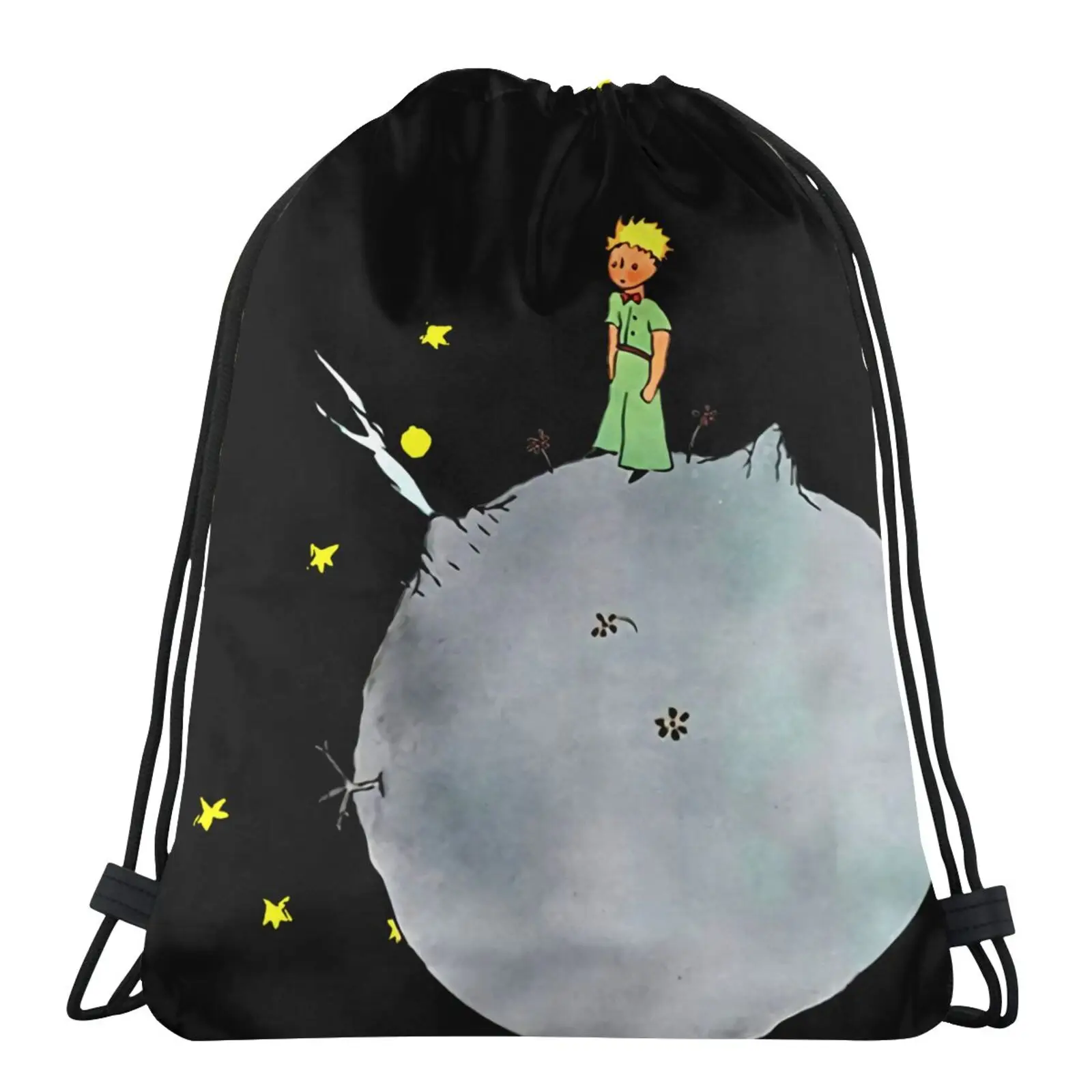 

2020 г., поступление, Маленький принц, Антуан де, сумка в стиле аниме, Женская Хлопковая сумка, сумки, Упаковочная Сумка, мужской рюкзак