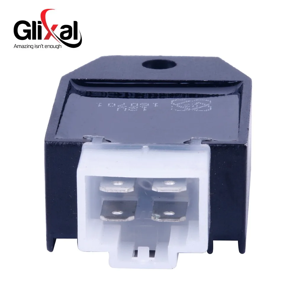 Фото Регулятор напряжения Glixal, 12 В, 4-контактный, 150cc, 125cc, 50cc, GY6, 139QMB, 152QMI, 157QMJ, скутер, квадроцикл, Мопед №3