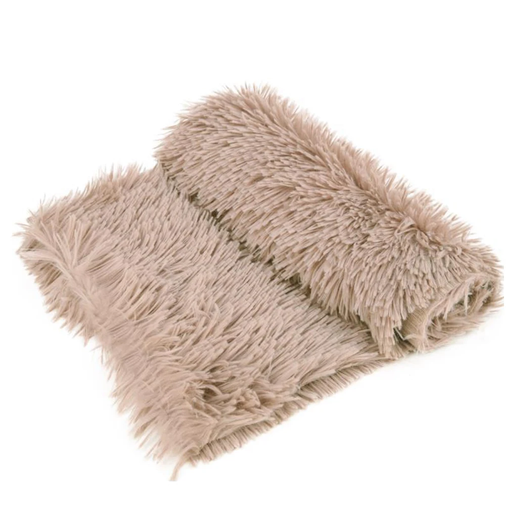 

Backdrop For Boys Girls Newborn Wraps Props Warm Mat Baby Photography Blanket Plush Infant Soft Shaggy Background DIY