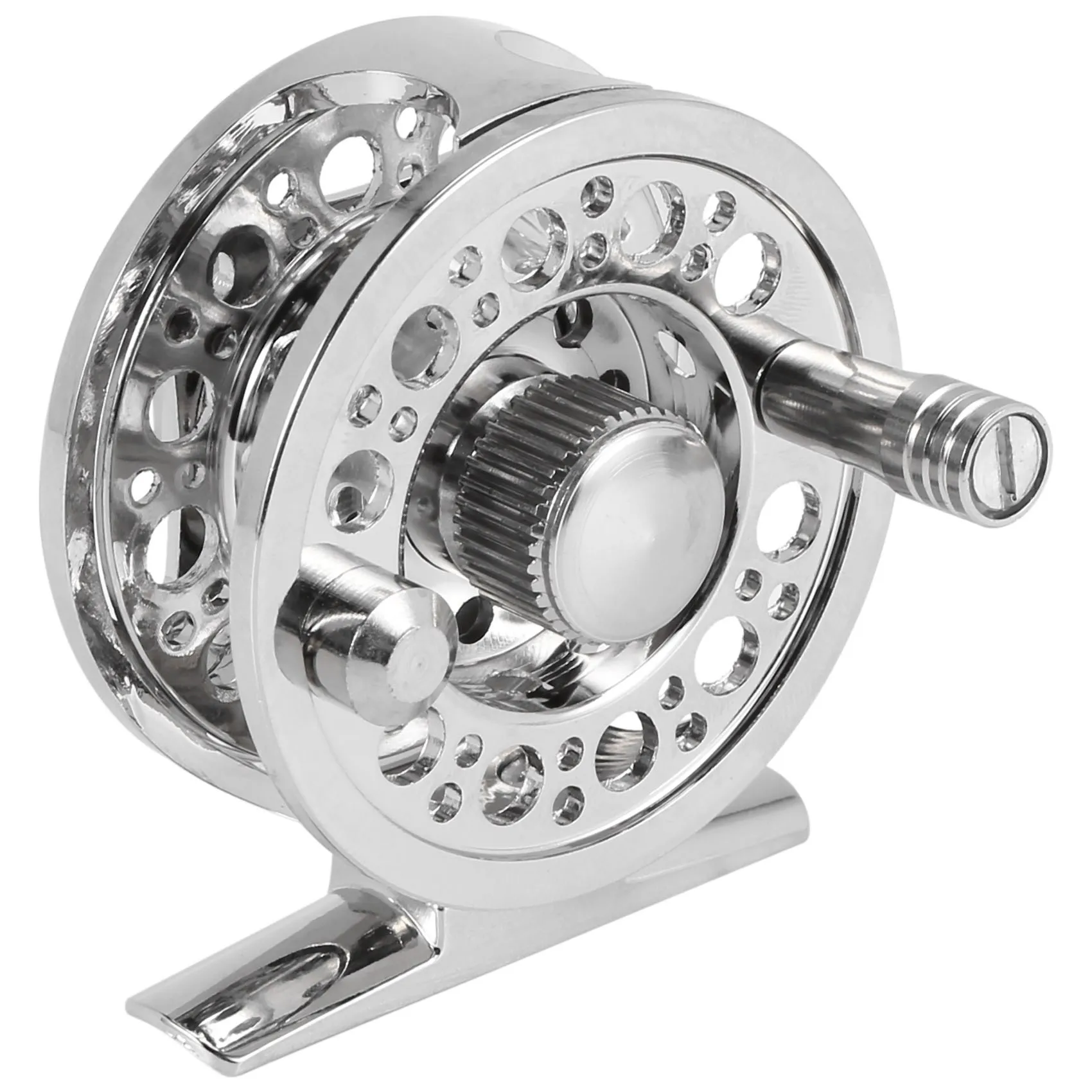 

Полностью Металлическая катушка для ловли нахлыстом 2 + 1 шарикоподшипник 1:1, катушка из алюминиевого сплава для заброса под давлением