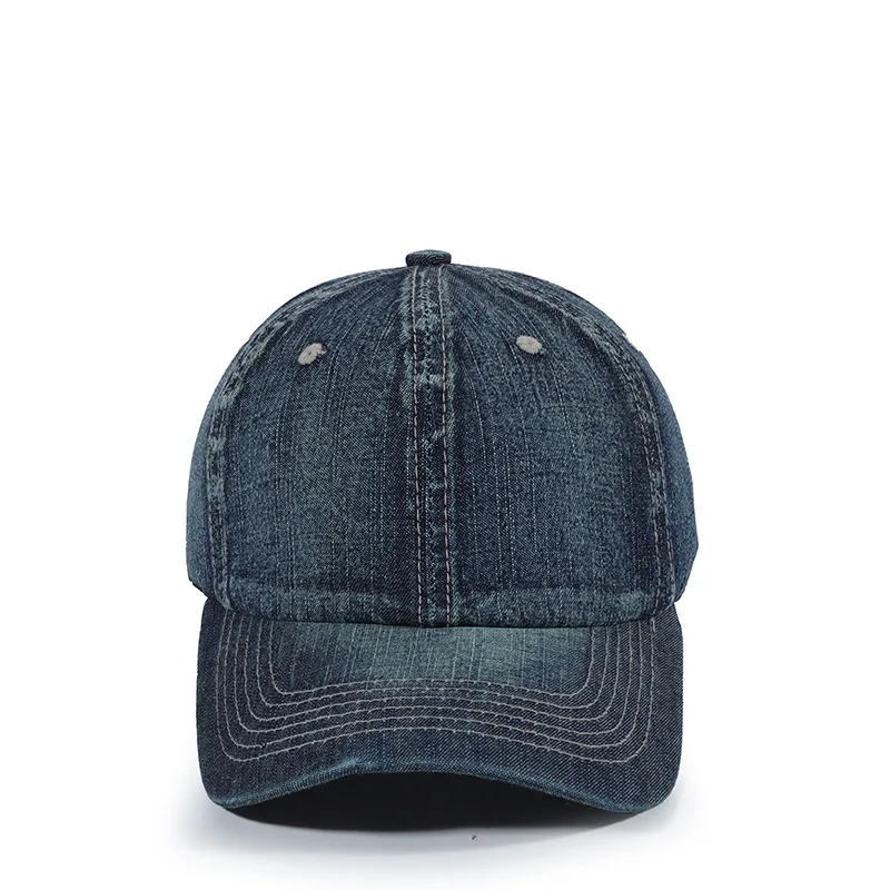 Autumn and winter new fashion denim wash old cap men and women outdoor leisure retro soft top street baseball cap sports cap
