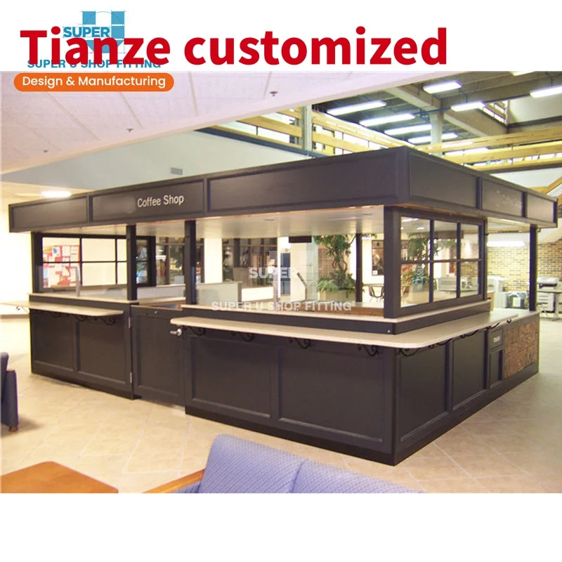 (На заказ) современный кофейный киоск идея для дизайна Открытый кафе kisks продажа 3D