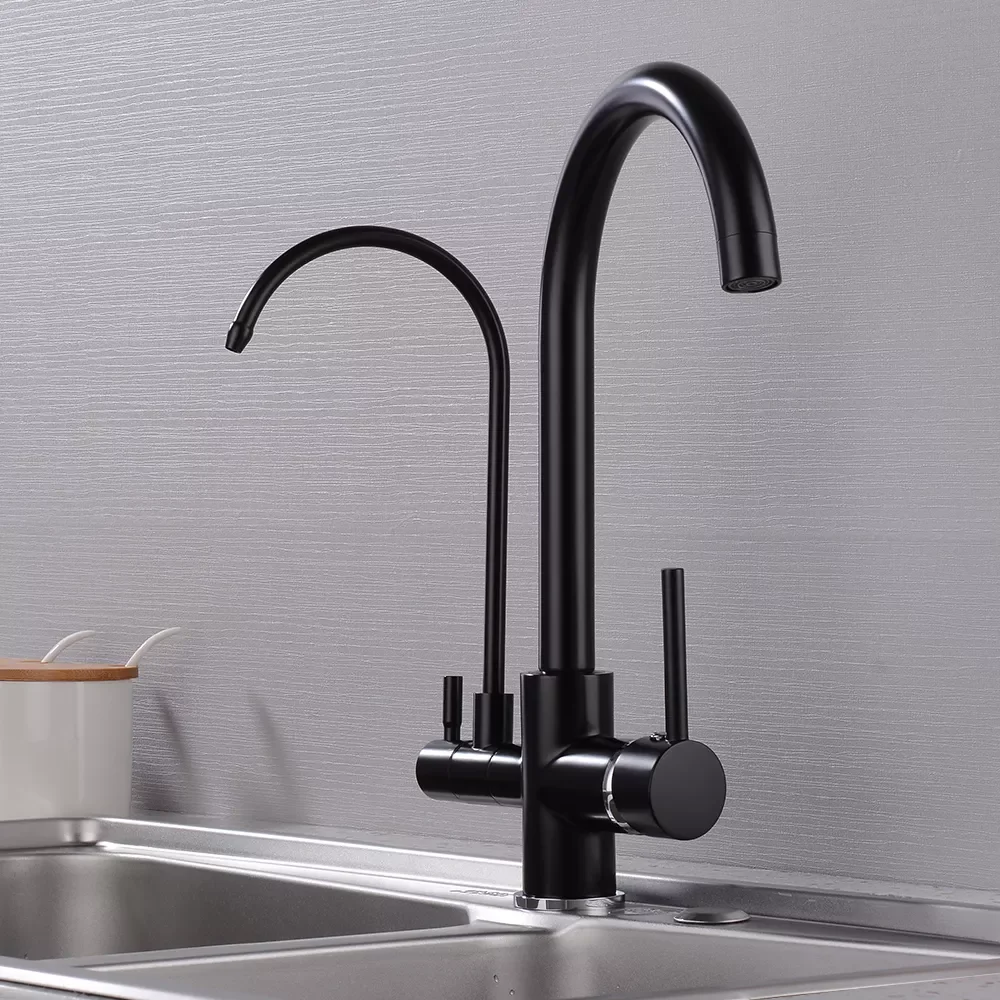 

Filter kitchen Faucet Countertop Single-Hole Installation Mixer Tap 360-Degree Rotating Kitchen Tap
