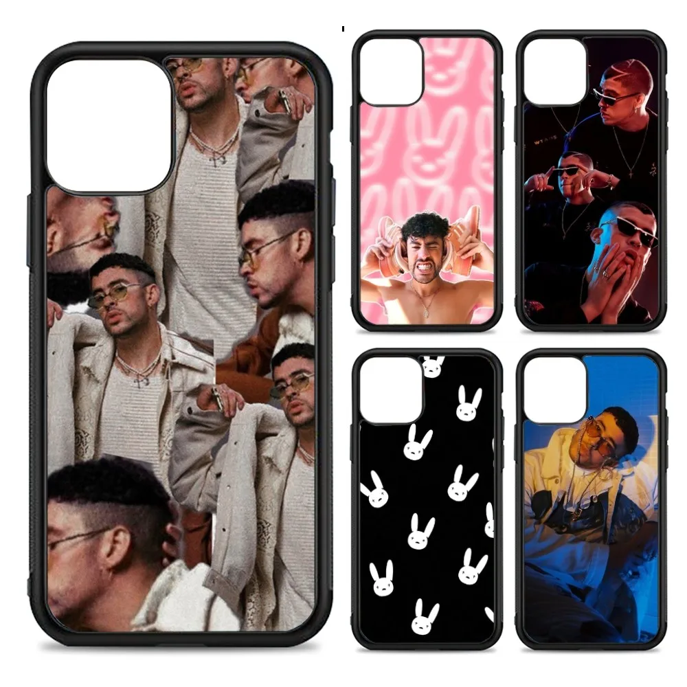 Чехол для телефона Bad Bunny El Conejo Malo силиконовый чехол из ПК + ТПУ IPhone 11 12 13 14 15 16 Plus Pro