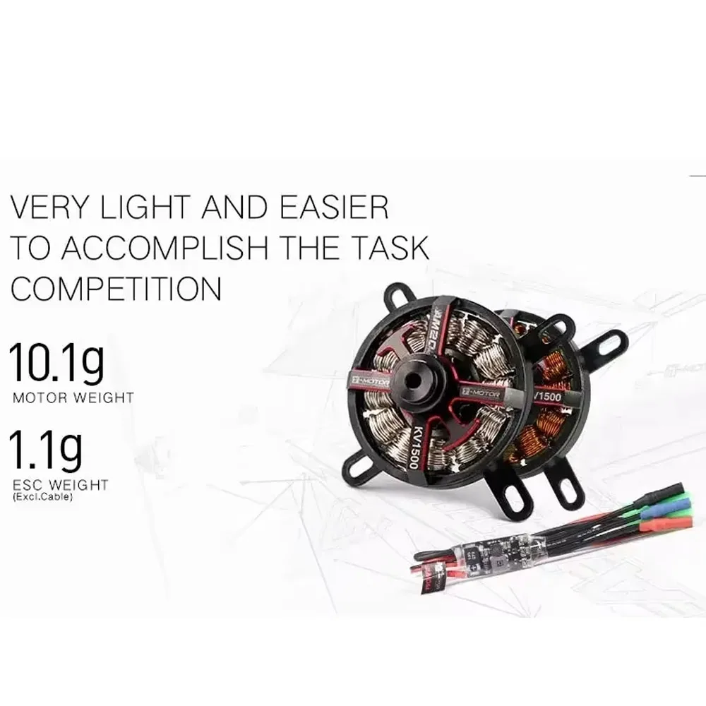 1-2S ESC для самолета F3P: T-Motor AM06A 6A BLHeli_S, ультралегкий бесколлекторный регулятор скорости для радиоуправляемых моделей самолетов для использования в помещении. (art.: 3920dcc415963) - 3920dcc415963