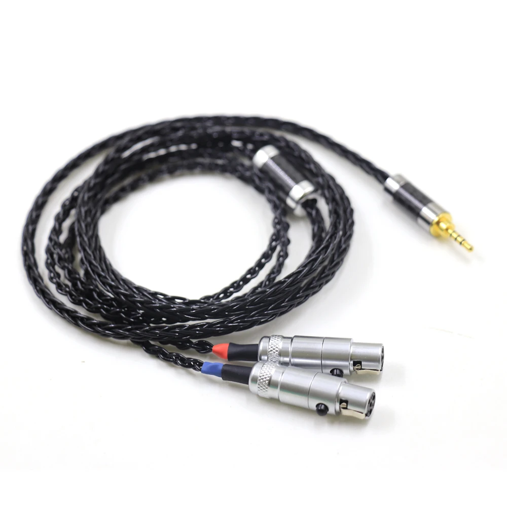 HIFI BlackJelly High-end Taiwan 7N Litz OCC Headphone Replace Upgrade Cable for Audeze LCD 3 LCD-2 LCD2 LCD-4