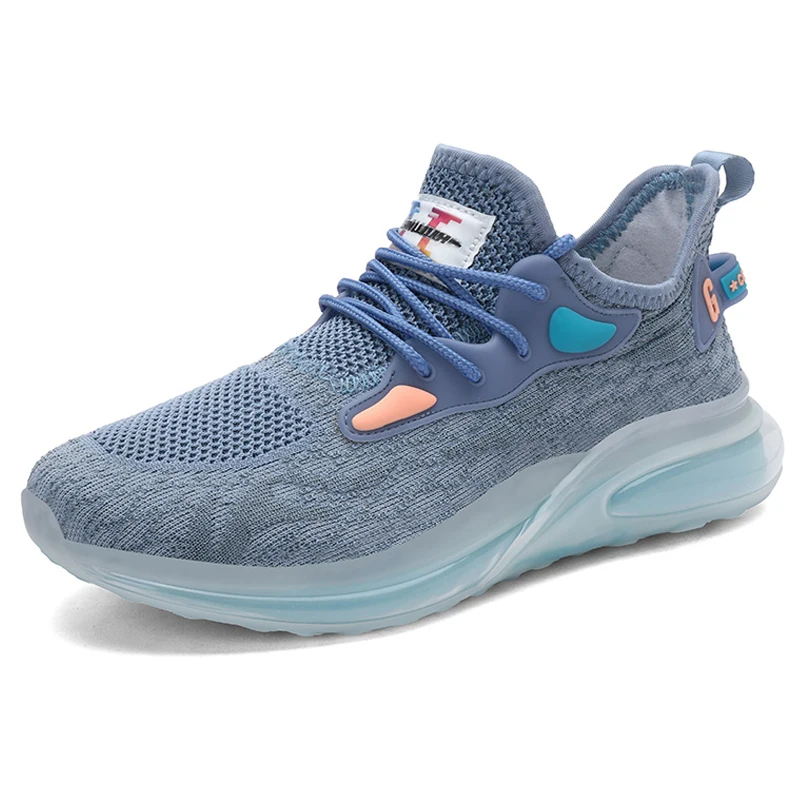 

Дышащие легкие мужские дизайнерские сетчатые кроссовки на шнуровке, мужская уличная спортивная теннисная обувь