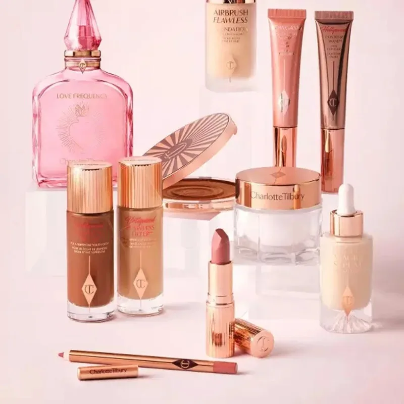 Фото Жидкий контурный карандаш Charlotte Tilbury Featherlight&Serum Foundation, сияющие кремовые румяна, бархатистая водостойкая гладкая легко наносимая косметика №3