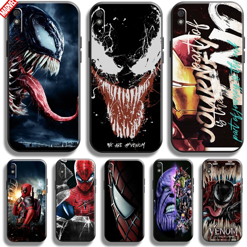

Marvel Avengers For Xiaomi Redmi 9A 9AT Phone Case Funda Coque Black Carcasa