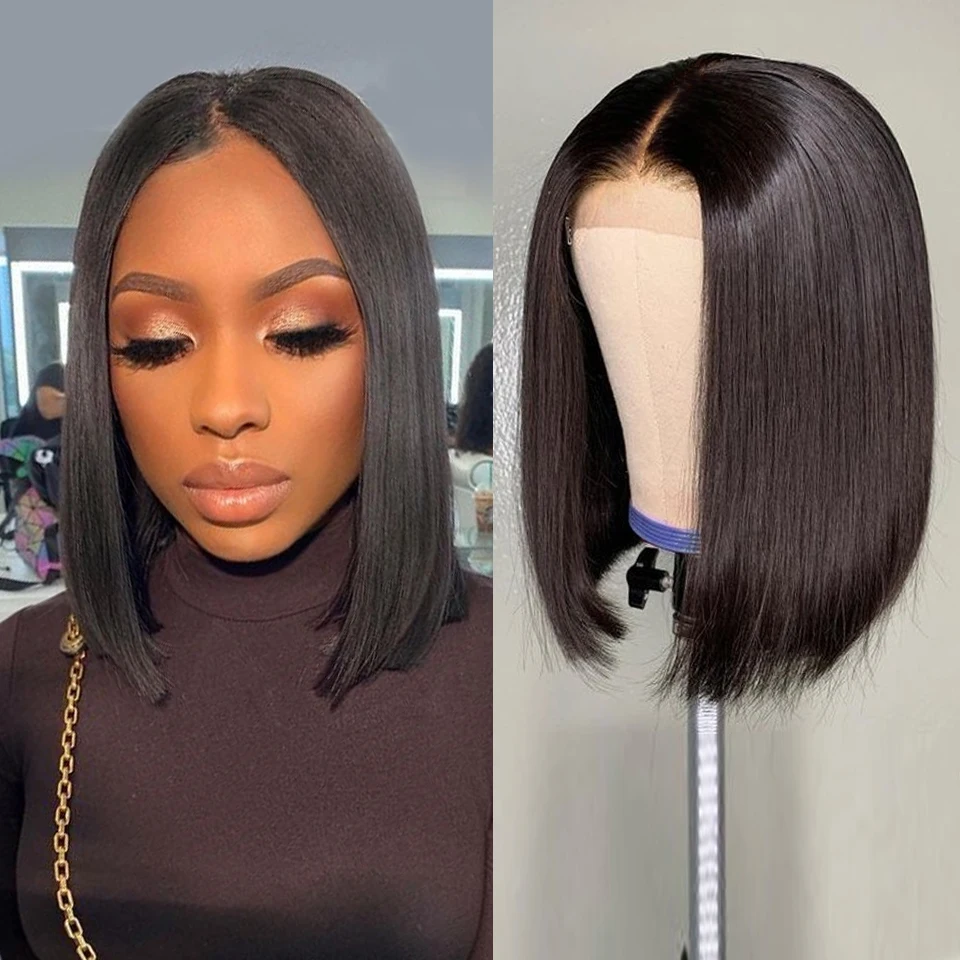

Scheherezade 360 Lace Frontal Wig Human Hair Wigs Straight Lace Front Wigs Bob Wig Lace Front Human Hair Wigs For Women PrePluck