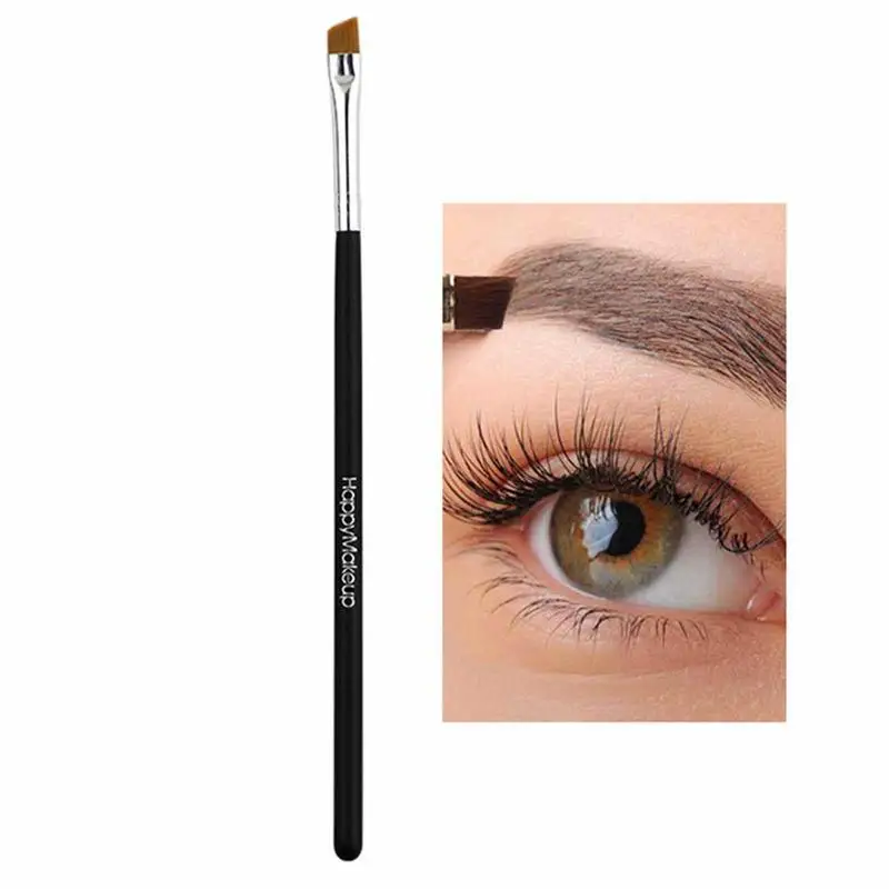 

2/5pcs Eyebrow Brush Single Beveled Wooden Handle Eyebrow Brush Eye Powder Foundation Brush Eyebrow Makeup Brush