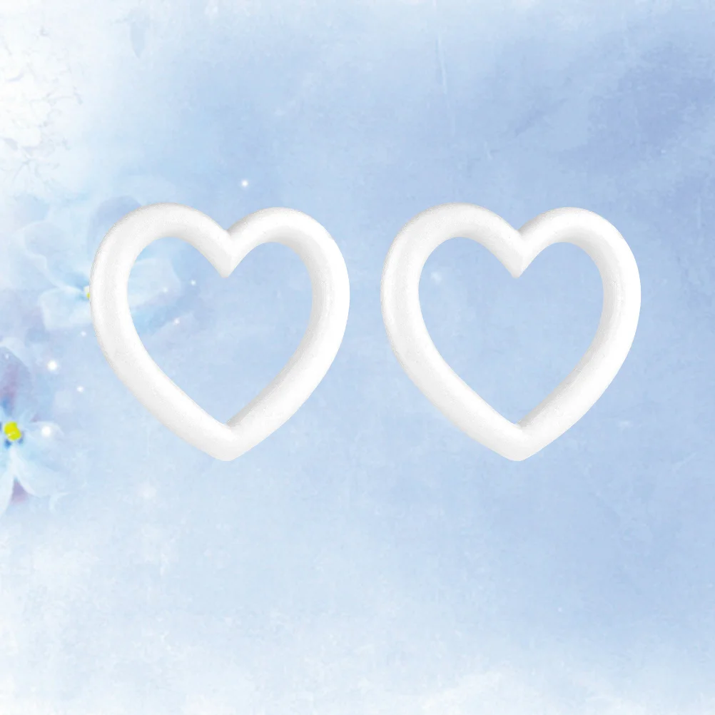 

Foam Wreath Heart Ring Craft Rings Polystyrene Christmas Diy Floral Hearts Hoop Shapes Form White Crafts Shape