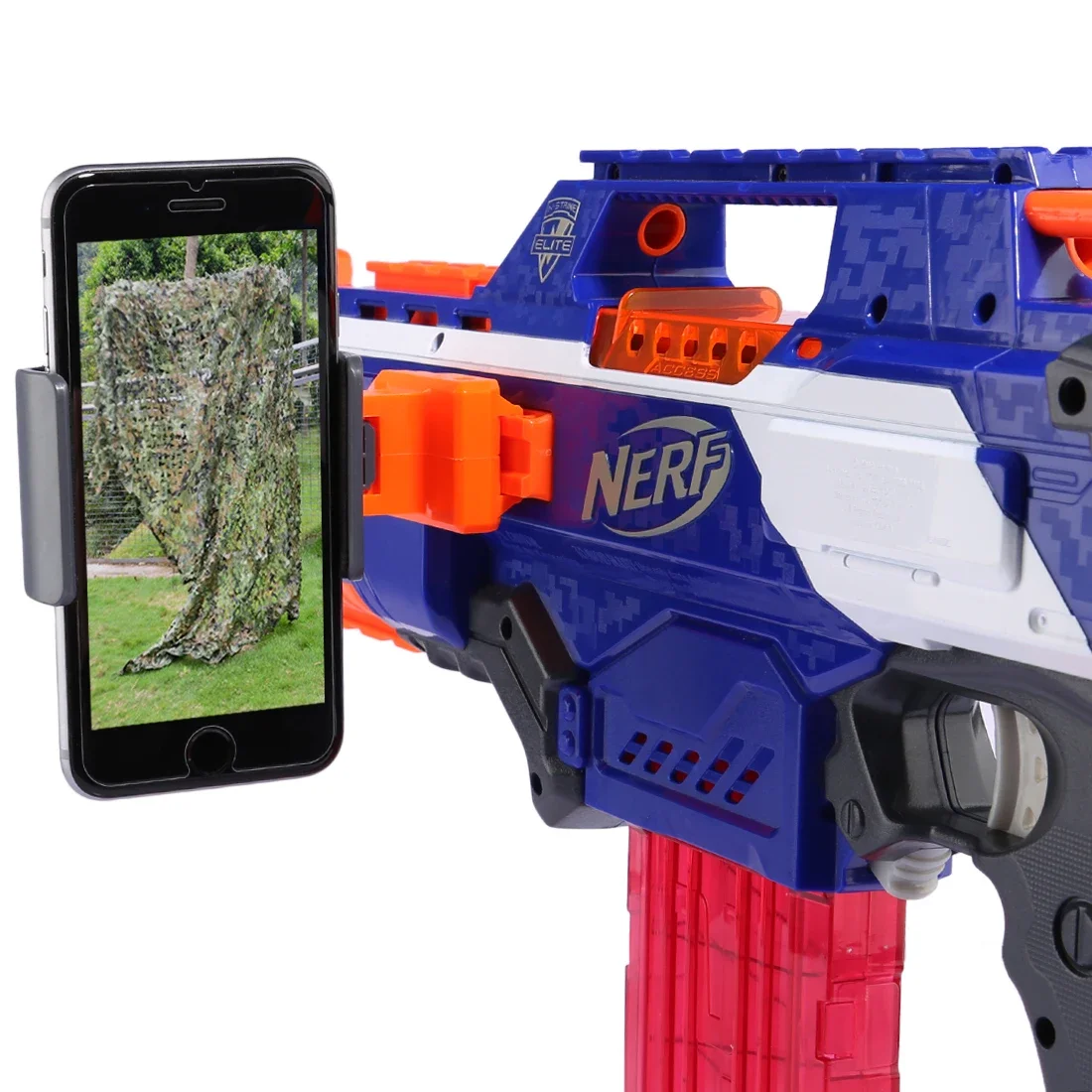 Модифицированная деталь тактический держатель для телефона серии Nerf Elite серый