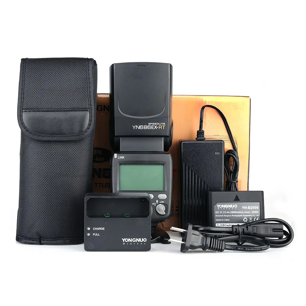 Беспроводная вспышка YONGNUO YN686EX-RT ETTL Speedlite Flash 2 4G HSS 1/8000s Master с литиевой батареей для