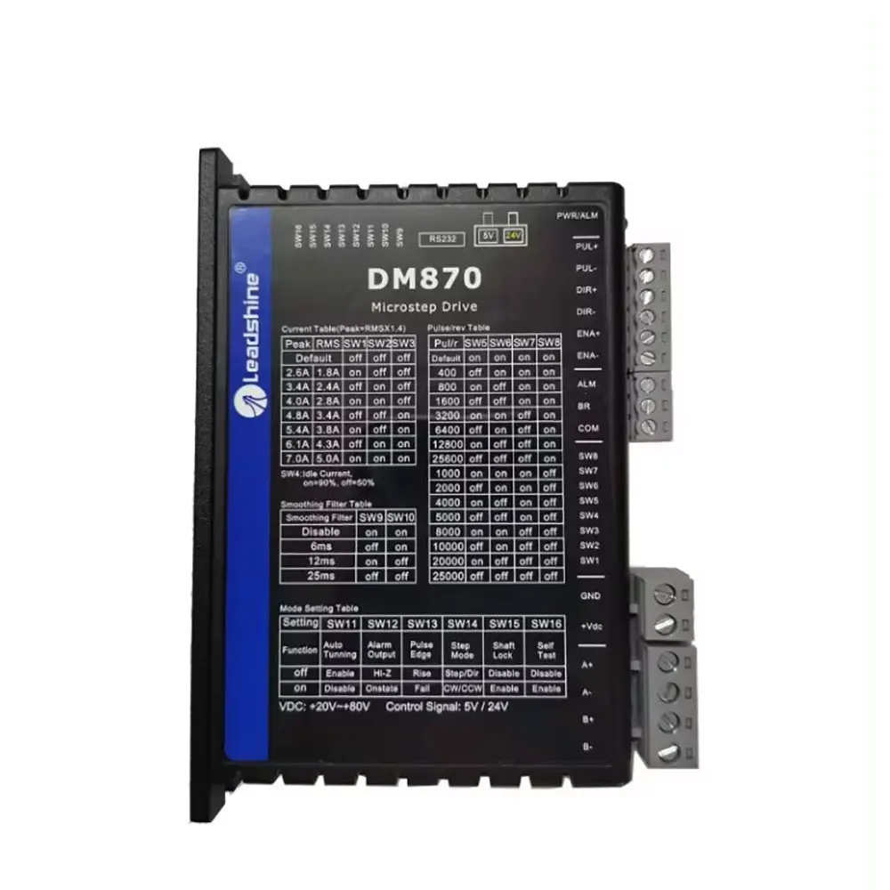 Интеллектуальный новый оригинальный драйвер двухфазного шагового двигателя Leisai