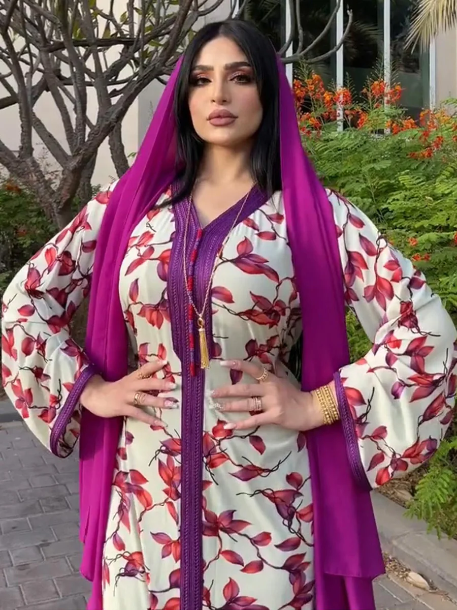 

Ramadan Turkey Muslim Dress Women Abaya Moroccan Kaftan Islamic Clothing India Long Khimar Djellaba Dubai Jilbab Party Vestidos