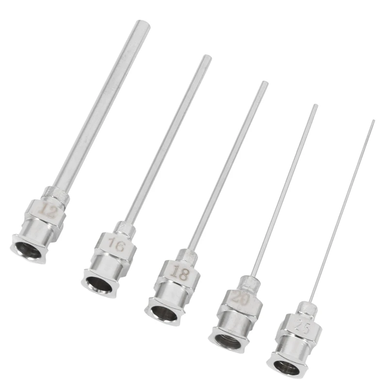 

25Pcs Gauge Blunt Stainless Dispensing Syringe Needle Tip 12/16/18/20/25/38G