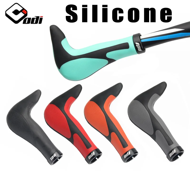 

Силиконовые интегрированные велосипедные ручки ODI для горного велосипеда, амортизирующие Нескользящие ручки для горного велосипеда, запчасти для велосипеда