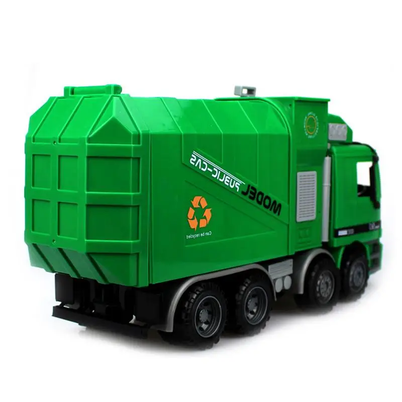 

1PC 1:22 Large Size Children Simulation Inertia Garbage Truck Sanitation Car Toy Kid Christmas Toys