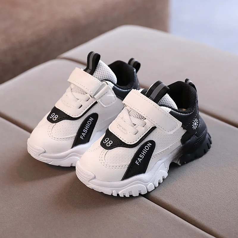 

Size 21-30 Children Damping Casual Sneakers Boys Wear-resistant Sneakers Girls Lightweight Shoes Baby Shoes with Breathable