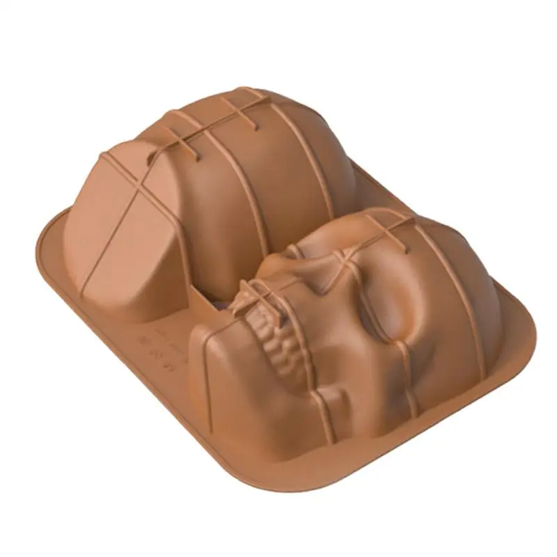 

Формы для выпечки в виде черепа, силиконовые формы для помадки на Хэллоуин, 3D тематика на Хэллоуин, «сделай сам», форма для сахарного ремесла, мороженого, капкейка, топпера, печенья