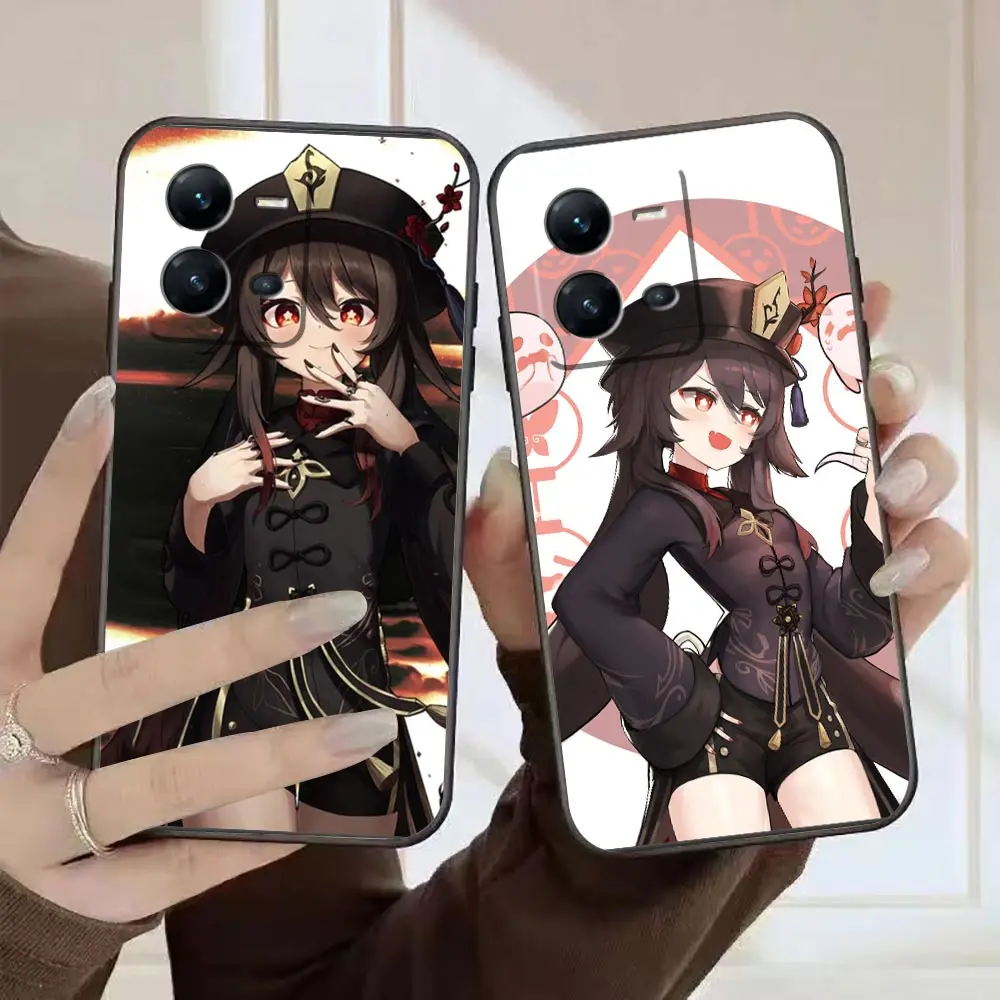

Case For VIVO X90 X80 X70 X60 X50 X27 X23 X21 X20 Plus V25 V23 V23E V21 V21E V20 SE V19 Pro 5G Case Hu Tao Genshin Lmpact